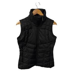 Nau Down Vest Womens XS Black Puffer Hiking Full Zip Pockets
